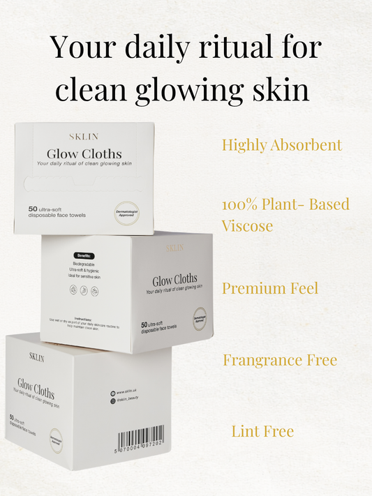 SKLIN Glow Cloths – Duo Bundle (2 x 50 Cloths)