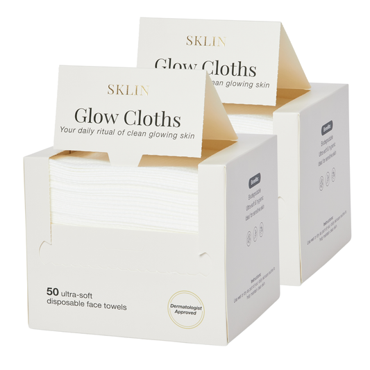 SKLIN Glow Cloths – Duo Bundle (2 x 50 Cloths)