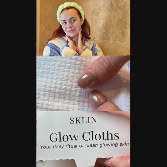 SKLIN Glow Cloths Disposable Luxury Face Cloths -Box of 50